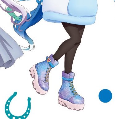 靴のセンスが女児なんよ 