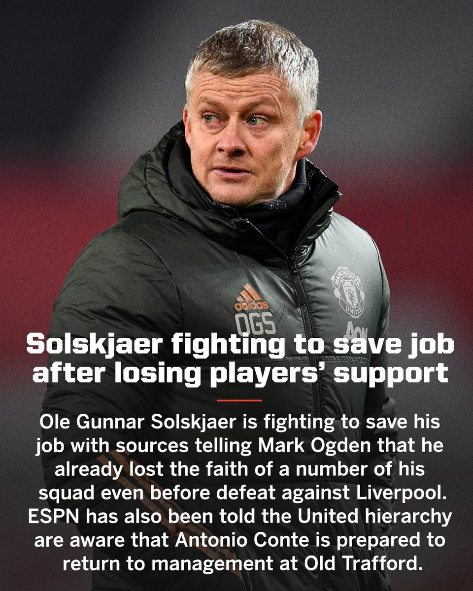 Ole out, Conte in? 👀