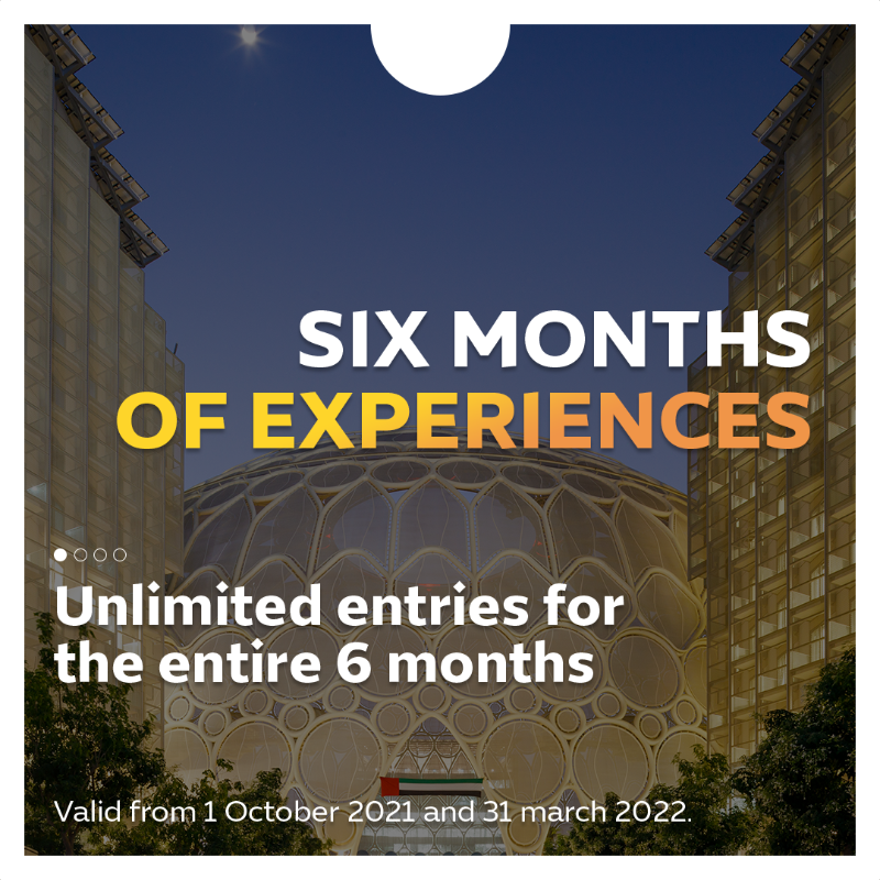 expocitydubai's tweet photo. Get your Season Pass to Expo 2020 Dubai and enjoy a once-in-a-lifetime experience.