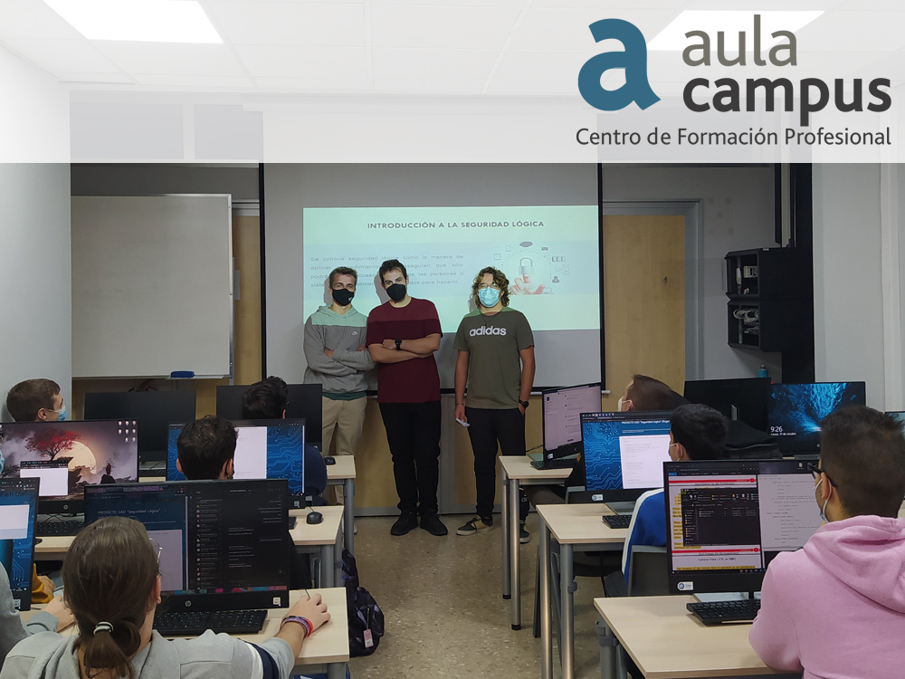 aulacampus's tweet photo. En @aulacampus nos unimos a #Cisco en la celebración mundial del Mes de la concienciación sobre la ciberseguridad. Nuestros alumnos de #2ASIR investigan y exploran conceptos y herramientas del ciberespacio. https://t.co/tYmTtYTpez