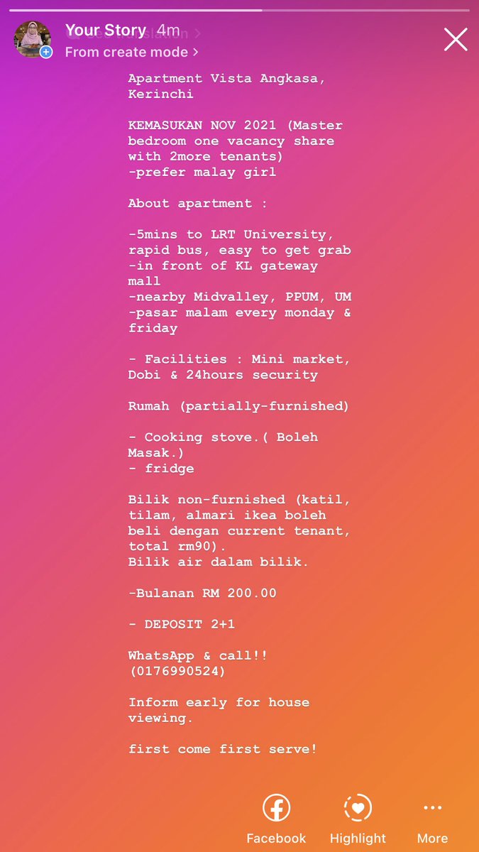 eka_afifahhh's tweet photo. Please help to share, looking for new roomates!!! Apartment Vista angkasa, Kerinchi, KL https://t.co/OzeMqELaPF