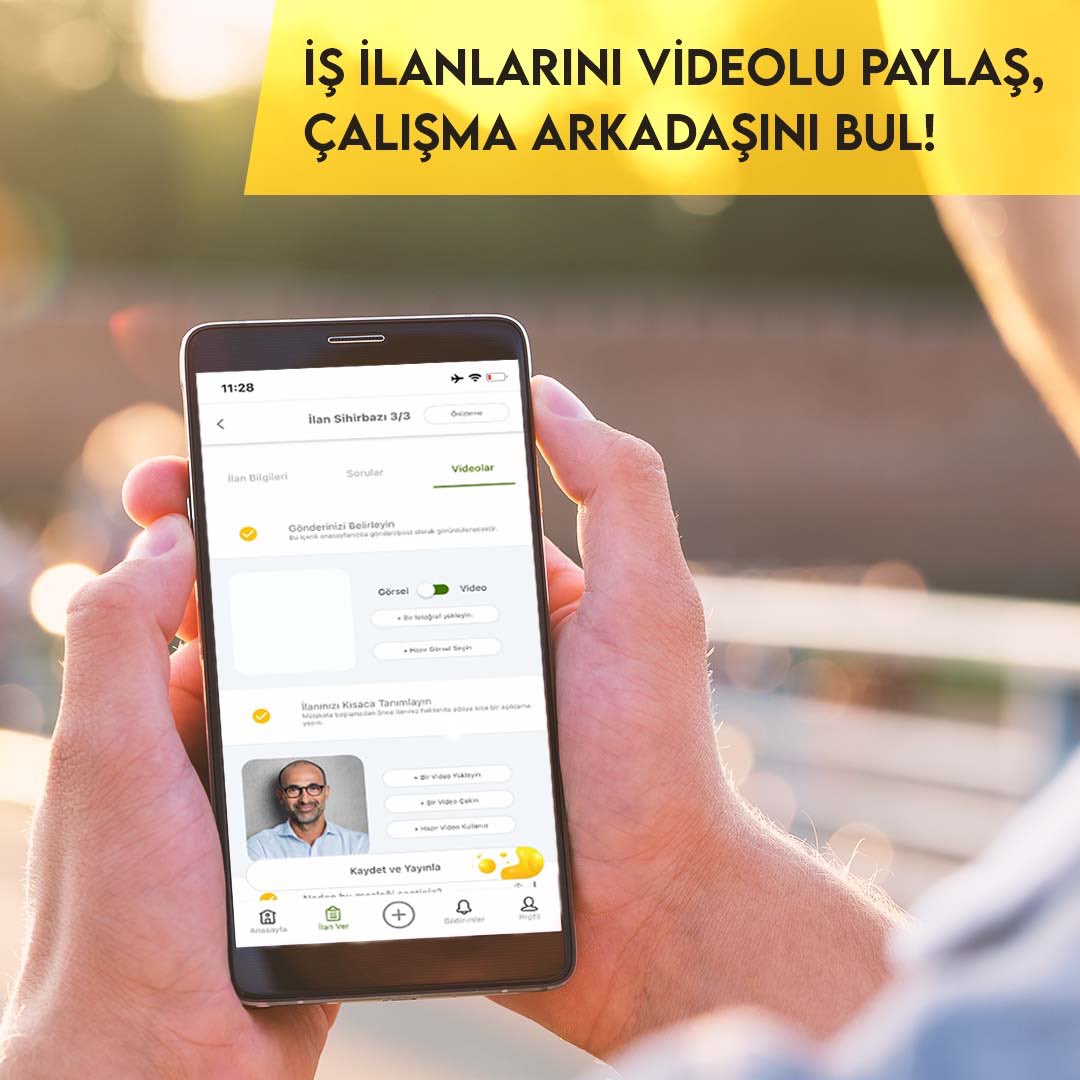 Bir işveren olarak iş ilanlarınızı video ile paylaşabildiğini biliyor muydun?

Hemen Jobuum’a ücretsiz kayıt ol ve mülakatları izlemeye başla!
jobuum.com
 
#GösterKendini #Jobuum #MülakatCepte