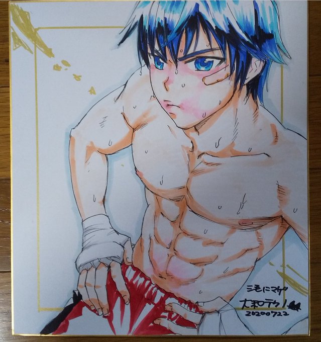 ショタボクサーはまた描きたいですが、冬の同人誌の圧迫感が。たぶんオネショタプロレスごっこです。イラスト本は少し絵が足りなかった… 