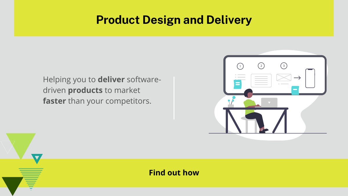 We work with you to transform your business offering at every stage of the product lifecycle. Get in touch with us to learn more about our Product Design &amp; Delivery services. #productdesign #software #fintech slrdynamics.co.uk/services/produ…