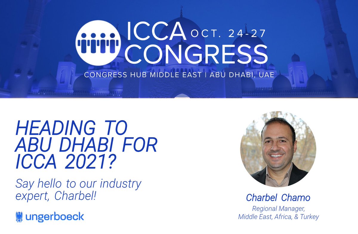 momentustech's tweet photo. We’re excited to participate in ICCA 2021’s multi-hub event! If you plan to attend the Congress Hub Middle East in Abu Dhabi, Charbel Chamo would love to connect with you and exchange MICE industry best practices. See you there! https://t.co/8NUi1uOPpV #ICCACongress2021 https://t.co/7t6GISwCZE