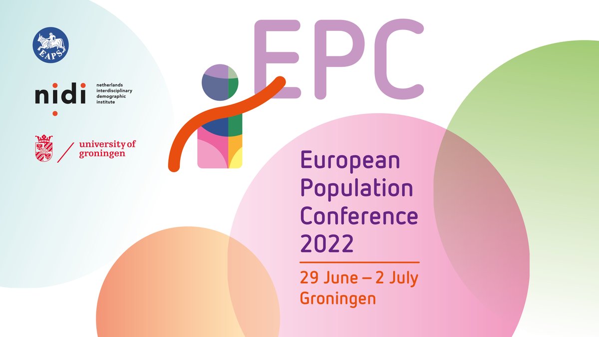 📢One more week to submit your abstract to #EPC2022. Organized by <a href="/EAPS_pop/">EAPS</a> together with <a href="/NIDI_KNAW/">NIDI</a> and <a href="/univgroningen/">University of Groningen</a> <a href="/FRW_RUG/">Spatial Sciences UG</a> @GroningenPrc 

Call for papers: eaps.nl/page/call-for-…

#Callforpapers #Groningen #theNetherlands #Poptwitter