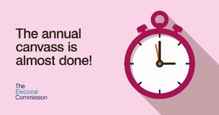 Each year, we check the electoral register is up to date. We're doing final checks so one of the team may call or visit. Let us know your details are correct by following the instructions in the letter/email. 
Learn more &gt; portsmouth.gov.uk/voting