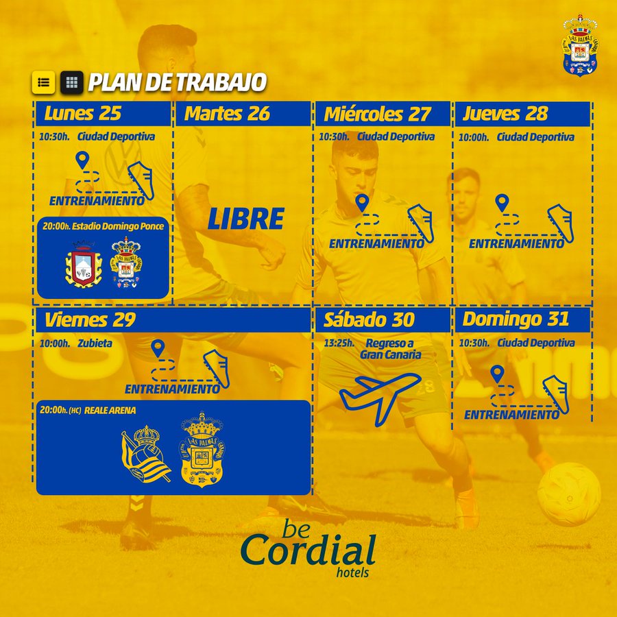 Plan trabajo de la UD Las Palmas para esta semana Deportes Gran Canaria - COPE
