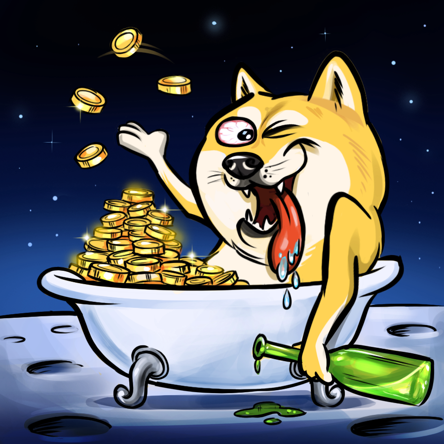 CryptoDrunks's tweet photo. NEW DROP 🚨 CryptoDrunk #48: The Dogecoin Doge

Available now on OpenSea: https://t.co/usVKvrO5pq

#dogecoin #doge #shiba #shibainu #nft https://t.co/nNFukNoejc