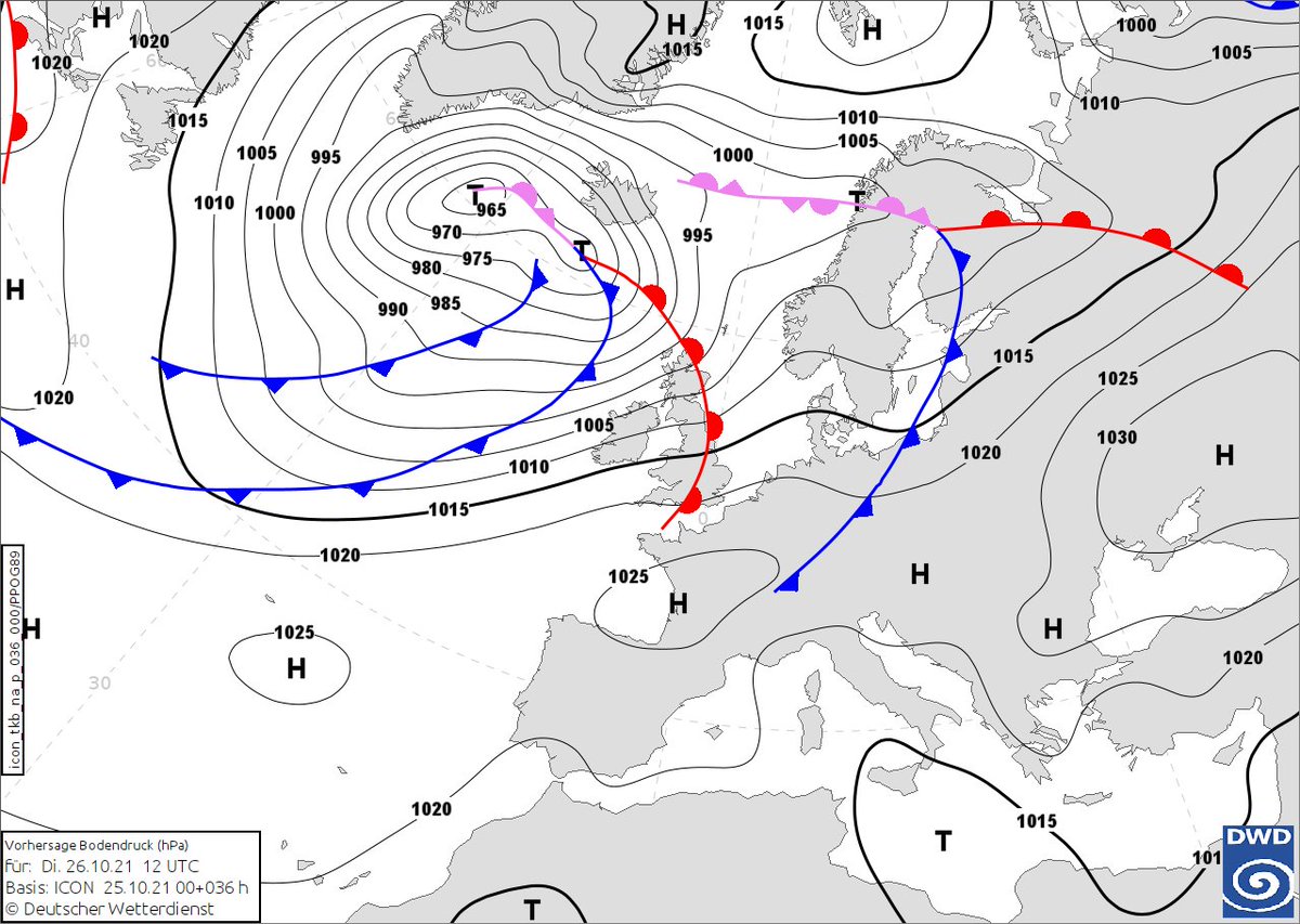 WetterKontor's tweet photo. #Wetter: Die schwache #Kaltfront von #Tief #Jascha bringt heute Nachmittag und Abend im Nordwesten und Westen einzelne #Regenschauer, morgen sind dann in ganz #Deutschland örtlich #Schauer möglich: https://t.co/CQjwYyMxYw https://t.co/sNm4UbpzgO