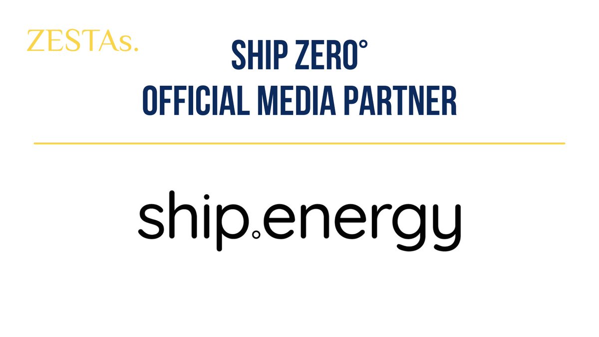 zest_as's tweet photo. We are thrilled to share that @shipdotenergy is a #ShipZero26 media partner.
https://t.co/UbmWLhsvn5 is the go-to info hub for information on new fuels, technologies & vessel efficiency as #shipping moves to a #zeroemissions future.
#ZESTAs #Cop26 #Cop26Glasgow #Maritime https://t.co/T6EKsoFvN6