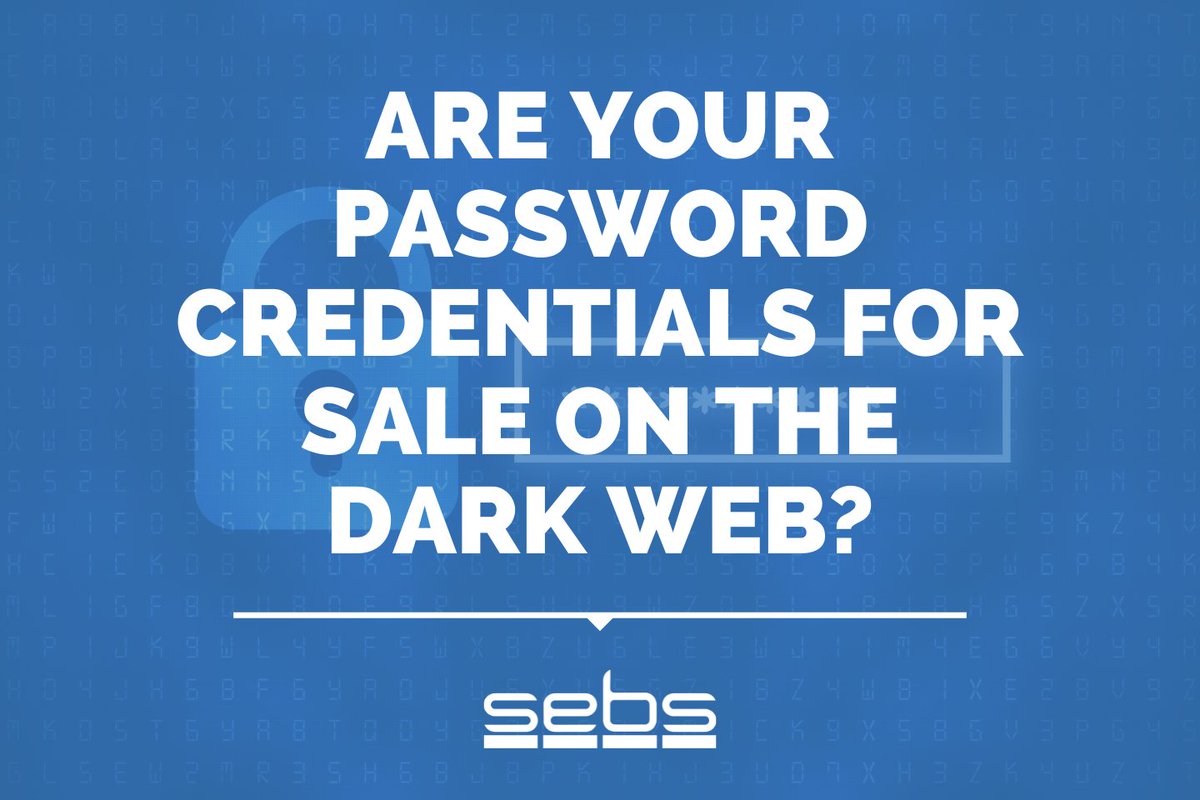 Are your password credentials for sale on the Dark Web?

More than 15 billion stolen account credentials are up for grabs on cybercrime forums.

We proactively protect your organisation from the inside out with our advanced network security services.

bit.ly/3aRFWeo