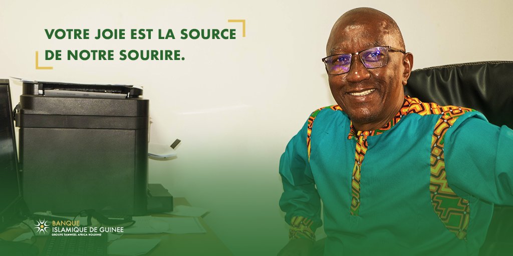 banque_i_Guinee's tweet photo. Nos sourires quand nous sommes contents de vous retrouver.
A la #BigGuinée, nous vous traitons autrement.     

#BanqueIslamiqueDeGuinée #banqueislamique #financeislamique #BIGmotivation #motivation https://t.co/38uSDsXnaZ