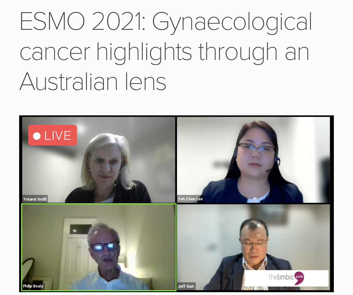 Looking forward to the #ESMO2021 Gynae cancer highlights ⁦@thelimbiconc⁩