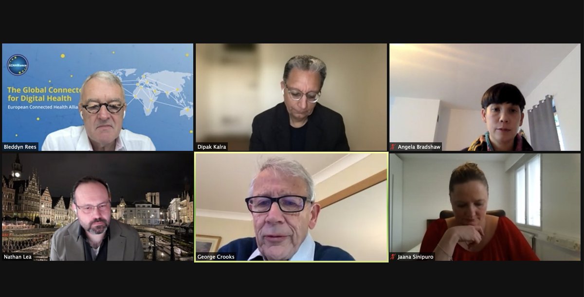 TheDHSociety's tweet photo. 🔴LIVE NOW🔴

💬Joining now to the final discussion about the @TheDHSociety &amp; @iHD_HealthData Report Results, @CrooksGeorge, CEO @dhiscotland.

🗣@CrooksGeorge exposes: "There is a need across Europe for consistency as it can deliver trust."

#DataHealth #DataDiscussion https://t.co/xKXARVXrCk