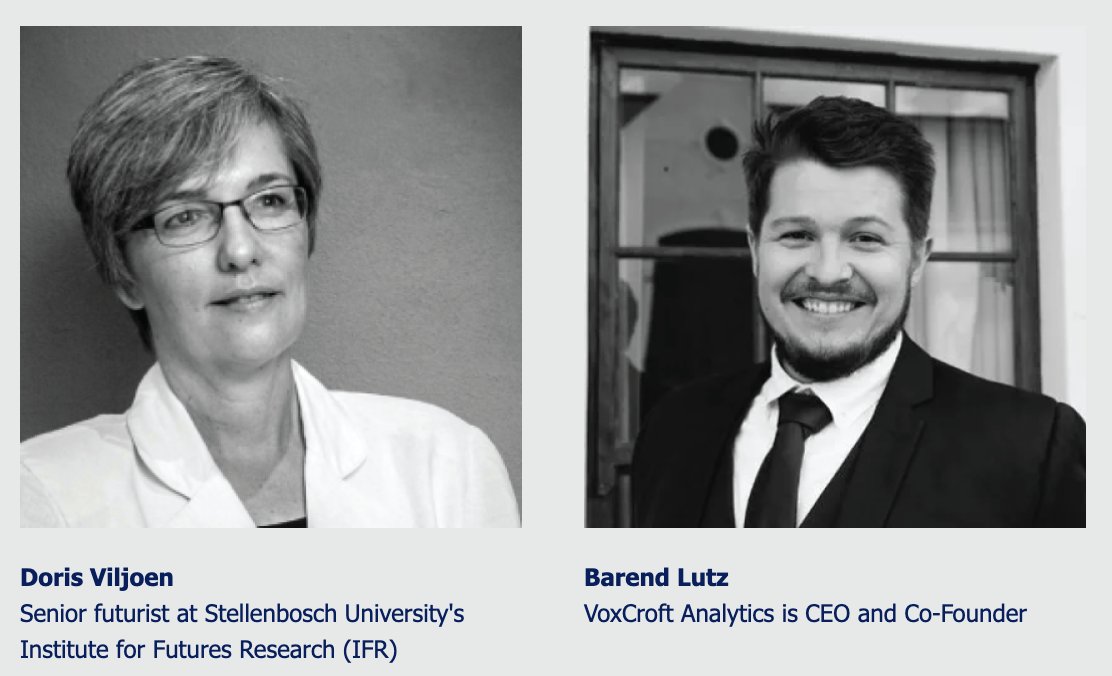 VoxCroft CEO @LutzBarend will be facilitating an @IRMSAInsight training session on managing smart data and scenario planning on 23-24 Nov. The course aims to provide skills and capabilities to assist executives in making decisions based on good data. irmsa.org.za/view.aspx?mess…