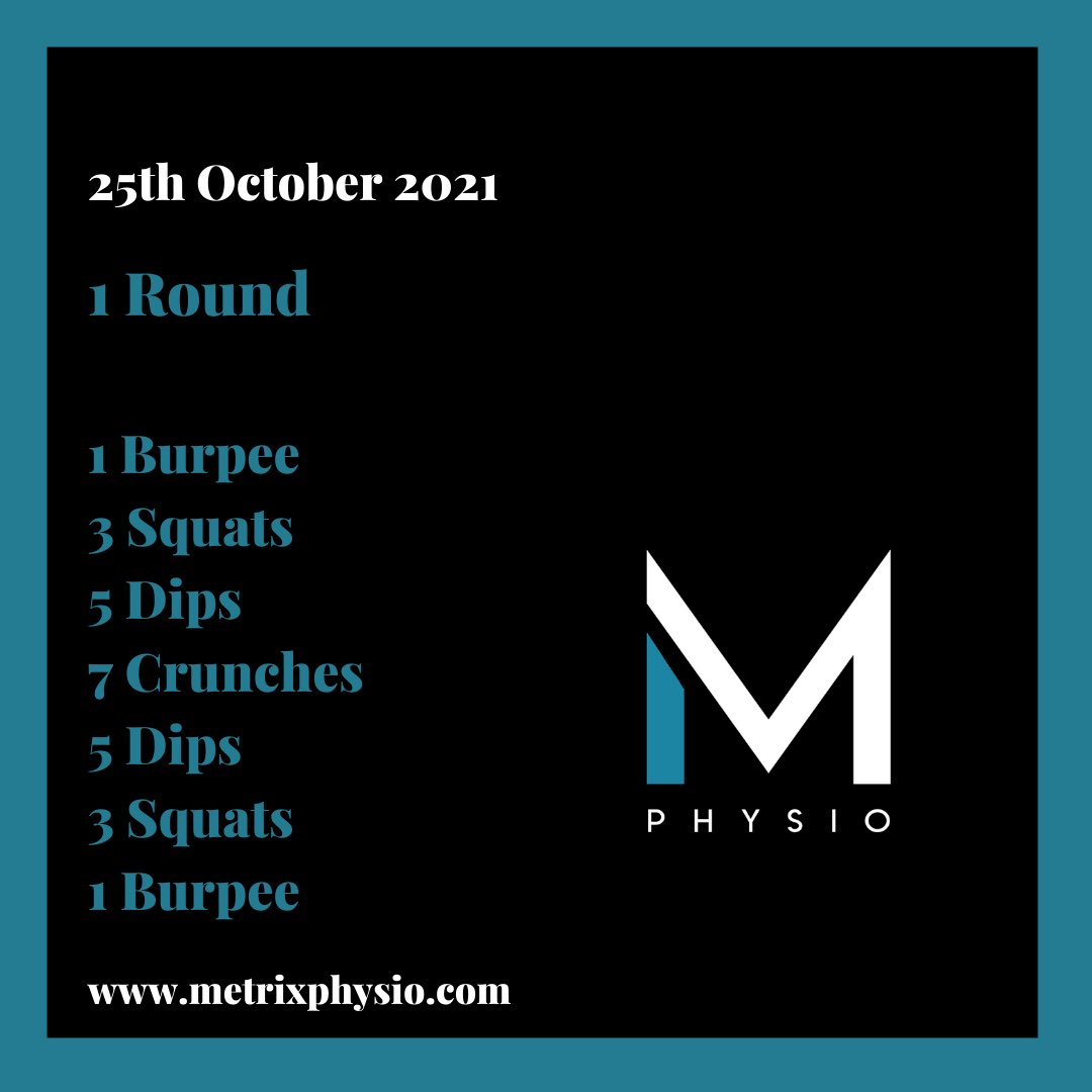 MetrixPhysio's tweet image. Day 25