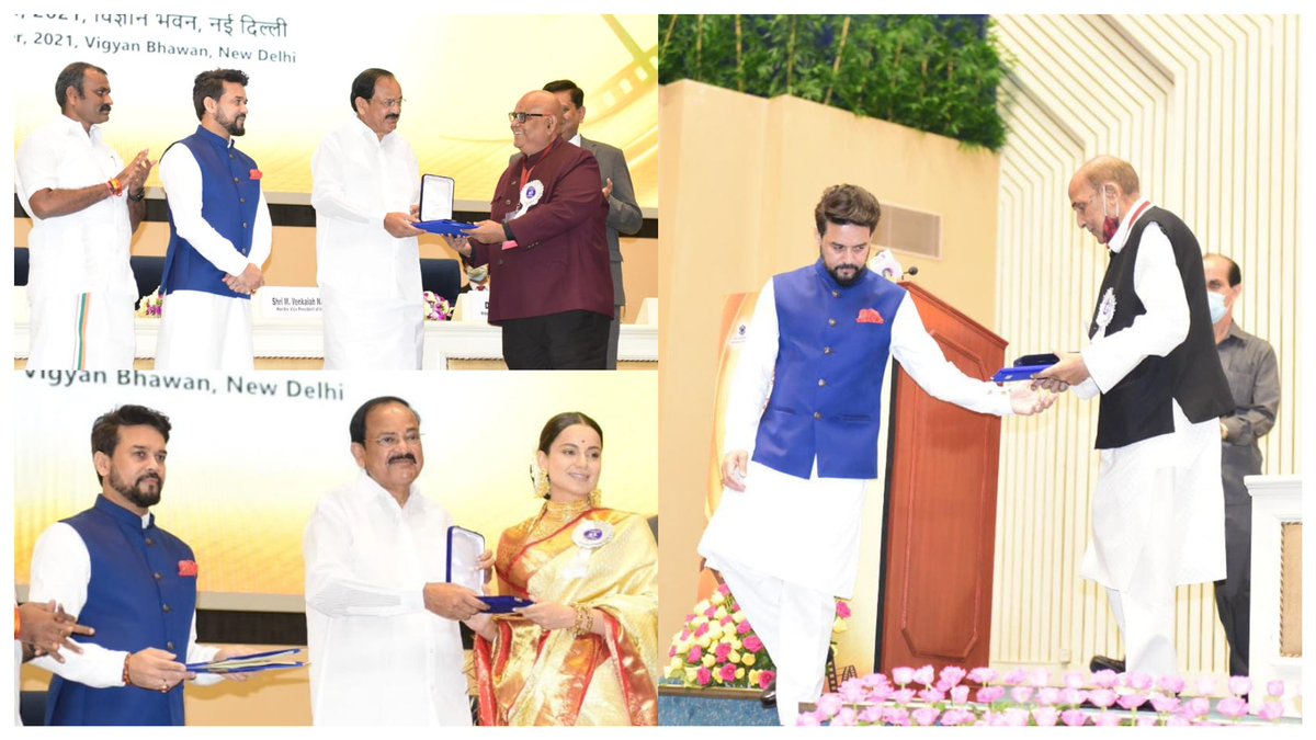 Congratulations to all the award winners at the 67th National Film Awards for their outstanding contribution to the world of Indian Cinema!

#NationalFilmAwards2019 🎥