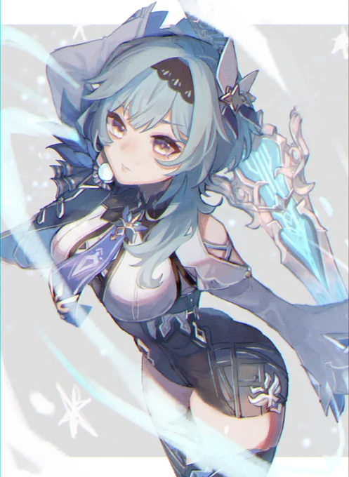#エウルア生誕祭2021  #Eula 
再掲だけど…!おめでとう～～～! 