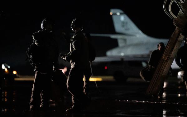 NATO_AIRCOM's tweet image. "Bombers enhance our ability to address dynamic threats and counter adversary actions in the region as an effective joint force." said General Jeff Harrigian, Commander Allied Air Command.

@usairforce 🇺🇸 B-1s were joined by fighters from 🇵🇱🇸🇪

Read More: ac.nato.int/archive/2021/a…