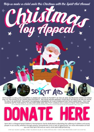 The Spirit Aid 2021 Toy &amp; Food hamper appeal is now live. Get involved. This year more than any, we need your help. Visit justgiving.com/campaign/spiri… &amp; amazon.co.uk/hz/wishlist/ls…