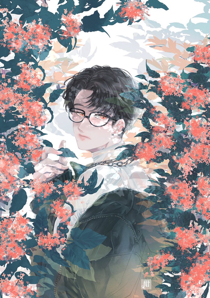 金木犀の花言葉 謙虚 気高い人 真実 陶酔 誘惑 Rikimaru のイラスト