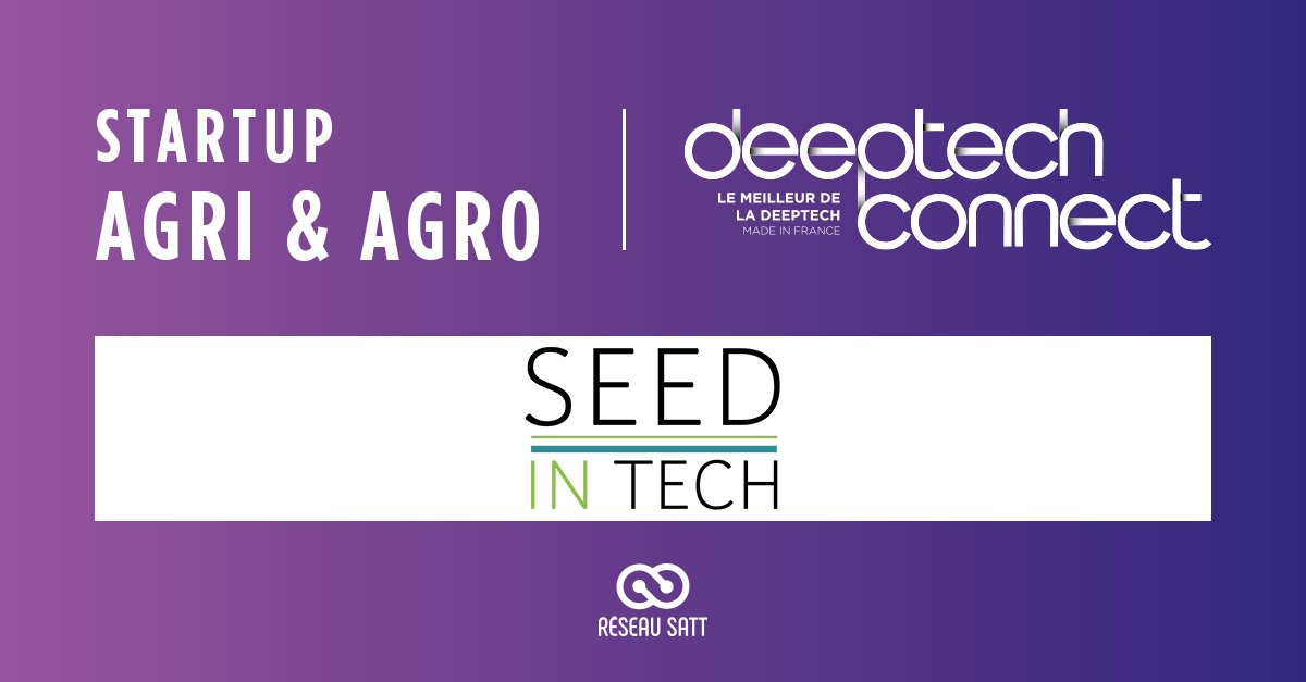 ReseauSATT's tweet photo. 🔸 STARTUP #DeepTechConnect 🔸

#SeedInTech amorce la germination des semences grâce à des procédés bio-inspirés et bio-sourcés ! @SATTSaclay

➡ https://t.co/kS86cCa63f https://t.co/6oUTV2Unmh
