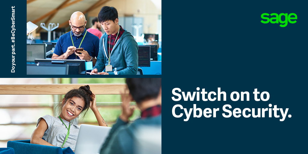 Drawerer's tweet photo. It's Cyber Security Week @sagegroupplc! An opportunity to say THANK YOU and celebrate the brilliant support from Sage colleagues across the business and reaffirm how important a role they play in keeping us safe every week of the year
#switchontoCyberSecurity #becybersmart https://t.co/W8CZ9Mn2rm