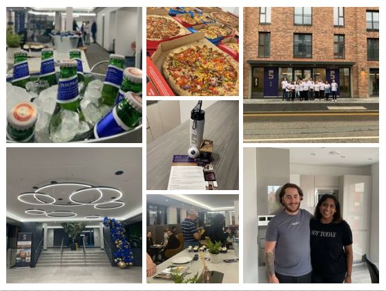 ForLiving_Homes's tweet photo. What a weekend! We were so glad to have welcomed the first Dock 5 residents this weekend and help them get settled into DockLife with our pizza, Prosecco and Peroni night on Saturday. A huge well done and thank you to our teams who made this possible and volunteered their time! https://t.co/K3b1U1pyHV