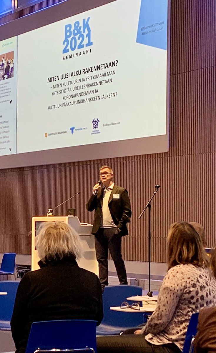 Bisnes &amp; Kulttuuri 2021 käyntiin Tampereen uuden kulttuurijohtajan Juha Ahosen johdolla!

#BisnesKulttuuri