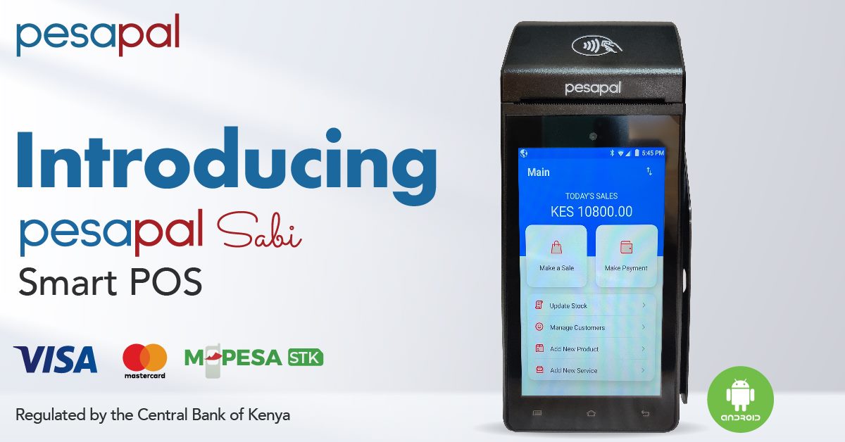 Ellamusimbi's tweet photo. Take your business to the next level of payments by accepting card and mpesa transaction from one device. Get the @Pesapal Sabi Smart POS today.
PS: You get to give your customers mpesa receipt after they make payments.
#LetsGetYouPaid https://t.co/SOkFCBRoJA