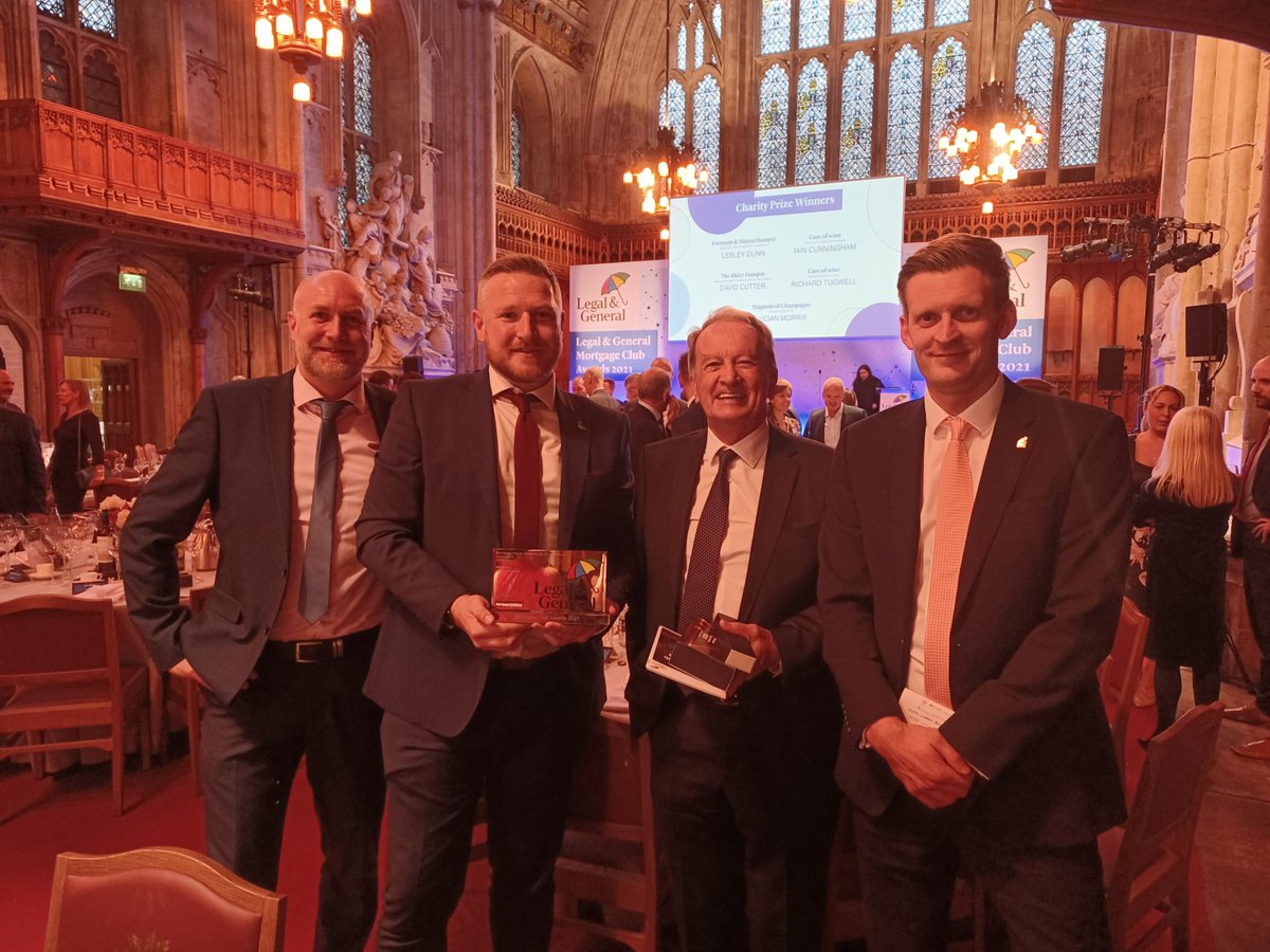inpartnership1's tweet photo. On Friday, we had the privilege to attend the L&amp;G Mortgage Club Awards. One of our firms @MortgageMedics won Best Broker Firm for Overall Quality (6-25 advisers). We are thrilled for the whole team on your success. Thanks to all for a spectacular event.
#MCAwards2021 https://t.co/MO6Ii81rNy