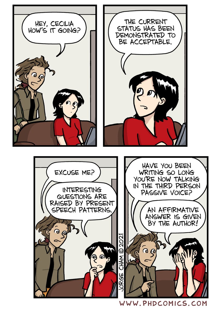 PHDcomics's tweet photo. Current status https://t.co/Zj2V1cTjYa