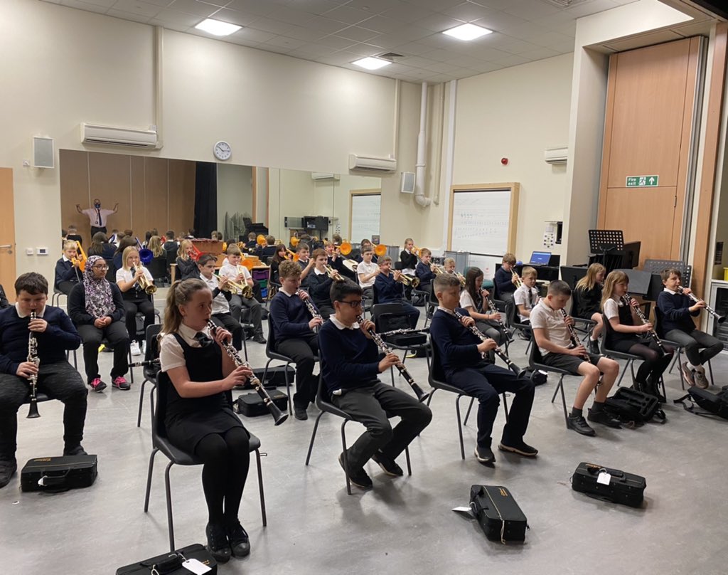 Perfect wake up on a Monday morning and a great way to start the new term! 🎶🎺 <a href="/DCCmusicservice/">Dundee Music Service</a>
