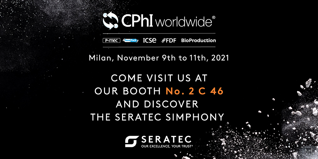SeratecAPIs's tweet photo. CPhI worlwide. Milan, November 9th to 11th.
Come visit us at our booth No. 2 C 46 and Discover the Seratec Symphony
#seratec #OEYT #APIs #Pharmaceuticalchemistry #activepharmaceutical #activepharmaceuticalingredients #frenchexpertise #design #develop #produce #pharmacologically https://t.co/U7NPxRNkCu