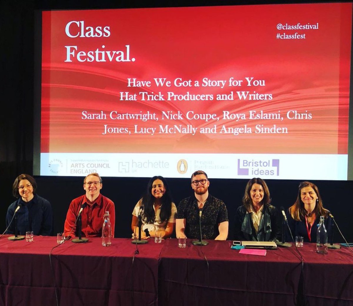 HatTrickProd's tweet photo. Our scripted development teams for both Hat Trick and @HTMTelevision spoke at @ClassFestival yesterday.
Thank you so much to those who went to the session, and to #ClassFest who hosted! https://t.co/uVPgW9Wtqi