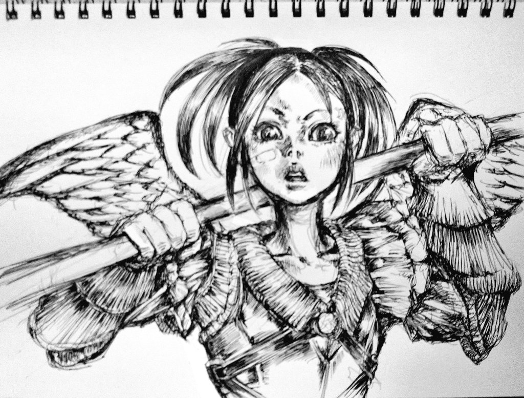 以前描いたモノ⑩
#イラスト
#illustration
#オリジナル
#Original
#過去絵
#イラスト好きさんと繋がりたい