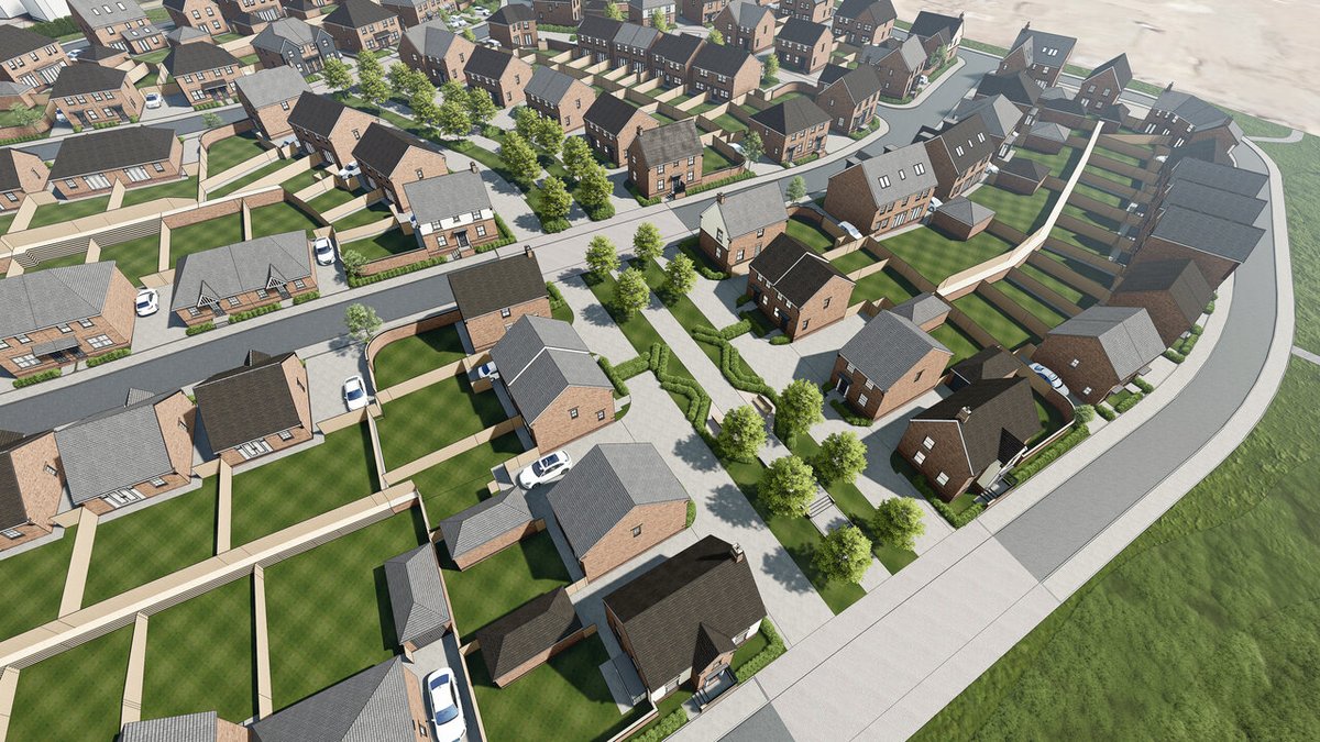 BlabyDC's tweet photo. Our recent Planning Committee saw the approval of 137 more homes in New Lubbesthorpe. These homes will be built by David Wilson in land off Tweed Street, and will be a mix of 1-4+ bedroom houses.

27 properties will be affordable homes in a range of sizes, including bungalows. https://t.co/l1rFBw7WEi