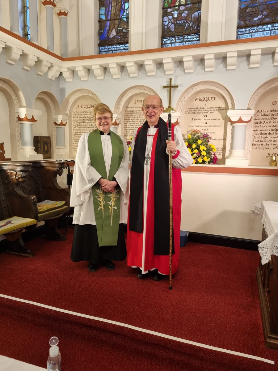 Great to welcome Bishop Mark to Christ's Church Harwood yesterday as Julia Gordon was licensed as Assistant Priest after completing her curacy. Lovely service for our lovely Julia!