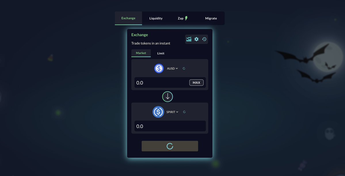 $aUSD is  now whitelisted on <a href="/Spirit_Swap/">SpiritSwap</a> 👻

#Fantom $FTM $SPIRIT #DeFi