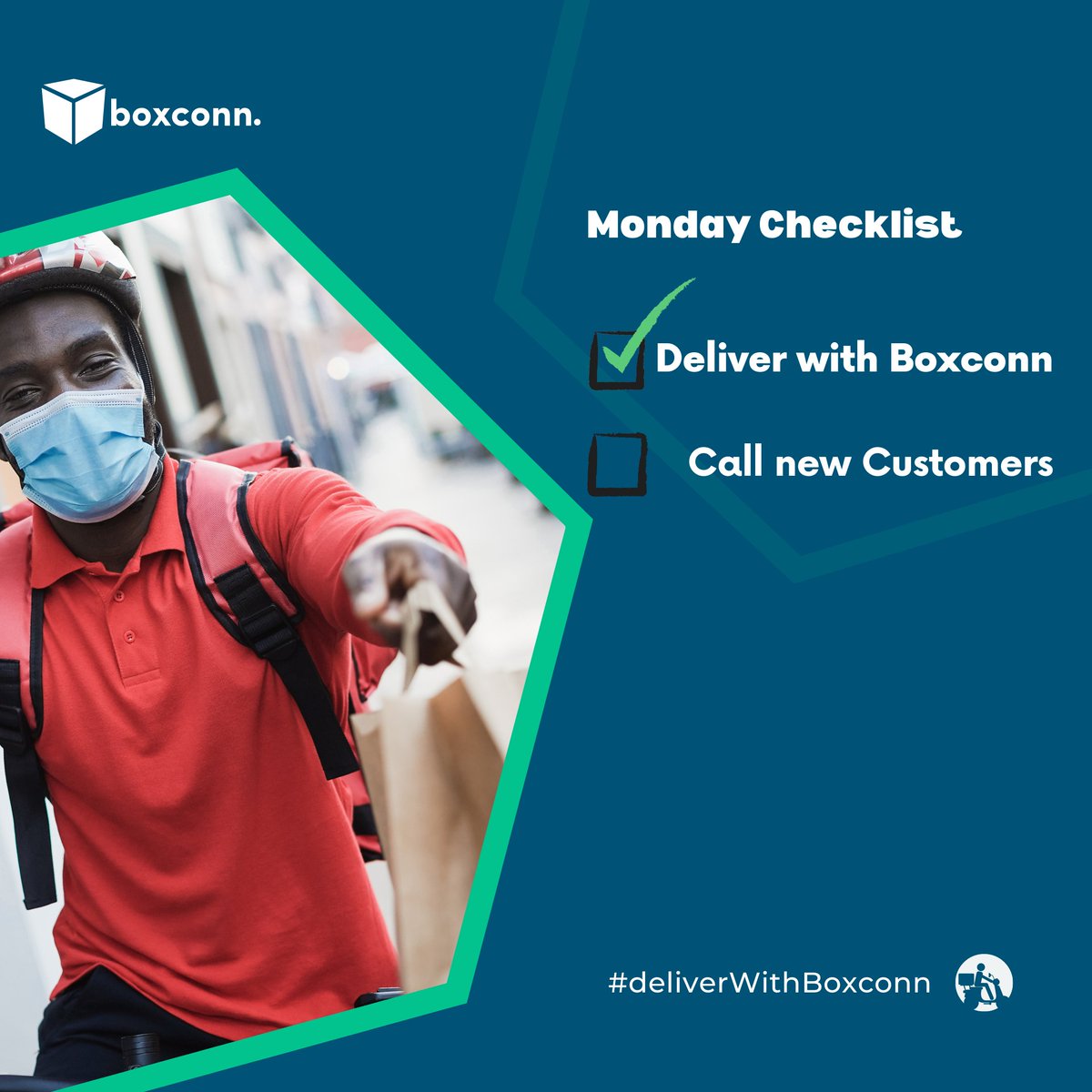 boxconn's tweet photo. Top of the Monday morning to you😎 #deliverWithBoxconn https://t.co/546rmSMemm