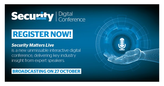 SSAIB's tweet photo. .@SSAIB are delighted to be supporting @WBMSecMatters Live, an unmissable digital conference taking place on Wednesday October 27.
To find out more about the FREE event, please visit https://t.co/VCt5AXZDHA
#SSAIB #Security #SecurityMattersLive https://t.co/mOLbIOW0Q3