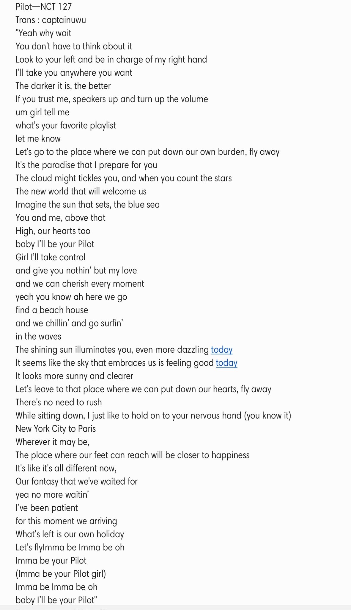 Dyva Pilotㅡnct 127 Lyrics Translation Nct127 T Co 0yqcfel4ka Twitter