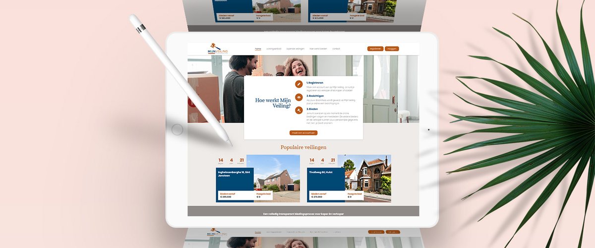 frisbeebv's tweet photo. FrisBEE realiseerde in opdracht Mijn Veiling, hét nieuwe platform en de meest eerlijke en transparante oplossing in de huidige huizenmarkt! Lees meer op https://t.co/MaK8ay9ENN https://t.co/BZp8EL6cCJ