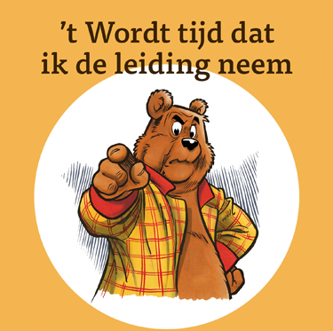 Zojuist verschenen: 't Wordt tijd dat ik de leiding neem (herdruk).
Olivier B. Bommel en de kunst van het leidinggeven.
Leiderschapsfilosofie met een knipoog, geschreven door Rolf Mulder, die zelf ruime ervaring heeft met leidinggeven. stempeldrang.nl