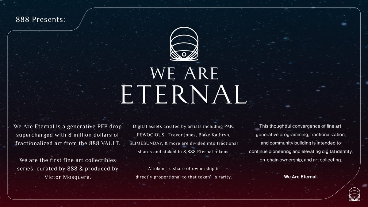 _weareeternal's tweet photo. Let’s spend eternity together
🔮 https://t.co/Y9iOshKXSE https://t.co/z0EIBTyOmO