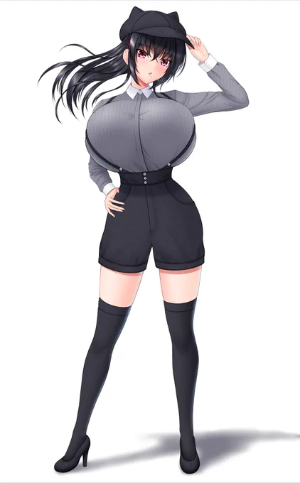 #今年も残りわずかなので今年一番伸びた絵を貼る見た絵描きさんも強制でやる
オシャレ私服の麗衣華 