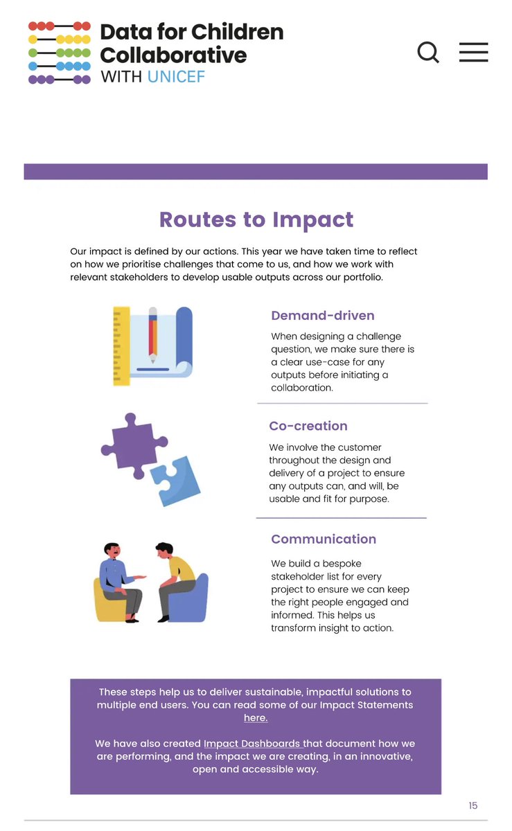 ManiraAhmad's tweet photo. #Data for Children Collaborative with @UNICEF 

Annual report shares learning from new partnerships, growth of networks &amp; community-led  innovation 🌟

Link: https://t.co/aSP50Nj0yK

“Using #DATA responsibly to improve #OUTCOMES for every child”

#DataDriven #KnowlegdeExchange https://t.co/UtYhvElSm9