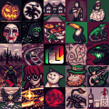 enonigmus's tweet photo. Once again, I participated in the #PAD24 challenge held by @PixelArtDiscord.

It's been fun so far, can't wait to see what the second part of the challenge will be.

The individual drawings are available here: https://t.co/wrlNu7186j

#pixelart #aseprite #ドット絵 https://t.co/O0I5g8Z5XU