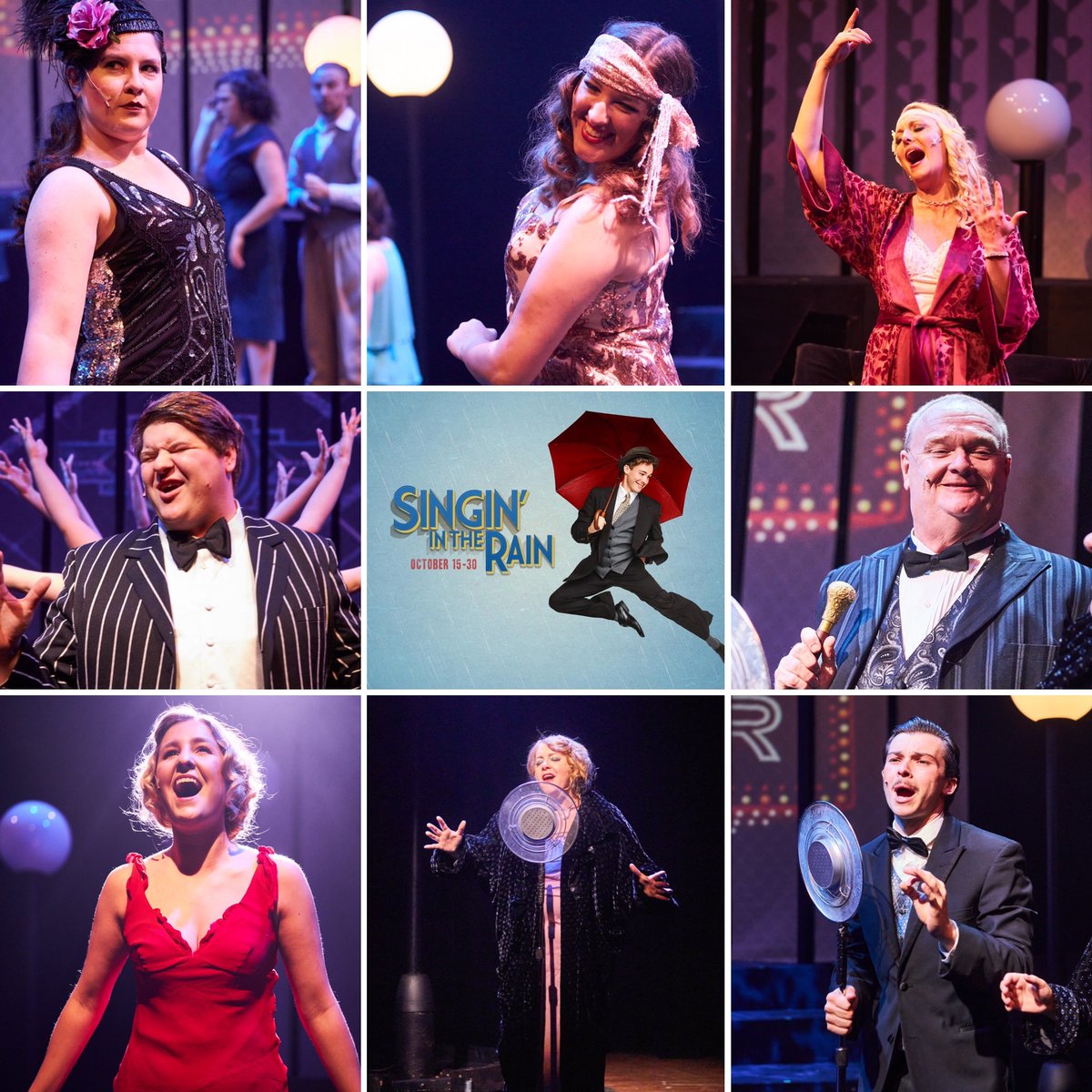 ☔️A “MUST SEE!”☔️
Only 3 more chances to see SINGIN’ IN THE RAIN —  ALL STAR CAST, wonderful singin’ and dancin’, incredible special effects, and it really will rain onstage! Oct 29-30. SHOWS SELLING OUT QUICKLY: Live-stream &amp; in-person tickets available. saltpa.com/singinintherain